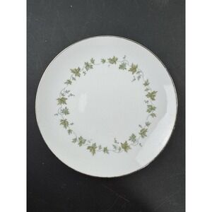 Noritake Lexington Salad Plates Set of 5 Floral Platinum Trim